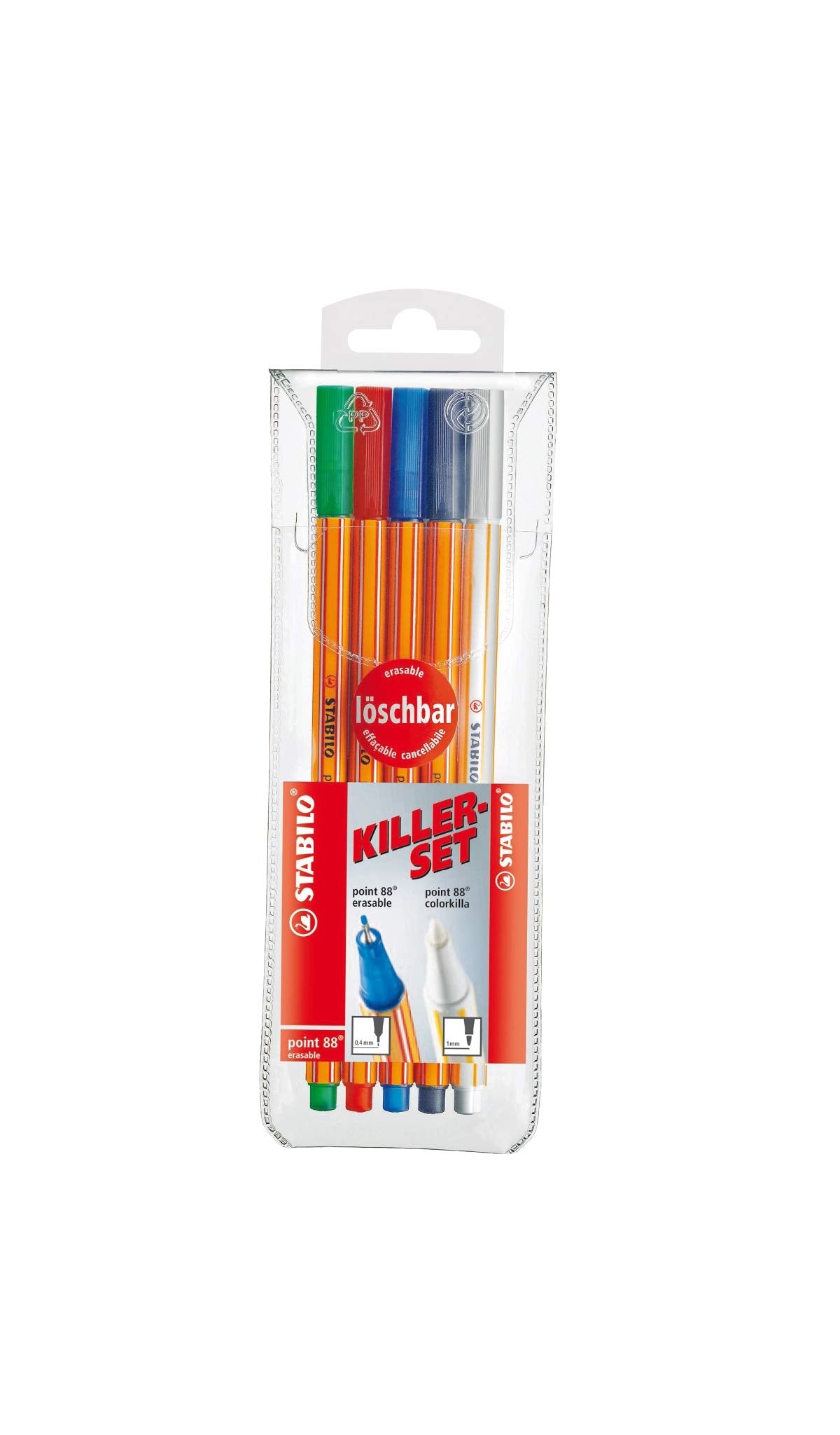 Stabilo Killer Set 1/4 (piši-briši)