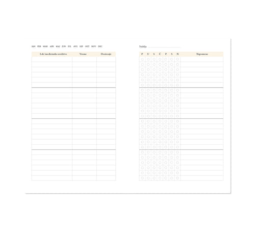 Insert - dnevnik terapije