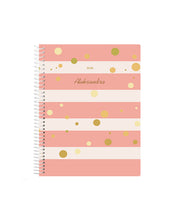 Mini rokovnik - Stripes Pink