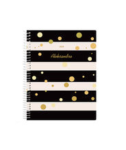 Mini rokovnik - Stripes Black