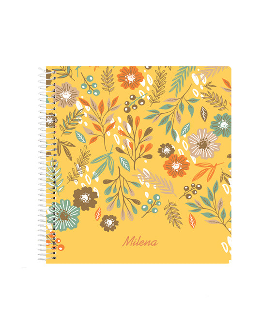 Mini sveska - Leaf yellow – Moj rokovnik