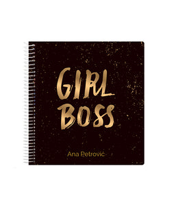 Mini sveska - Girl Boss black