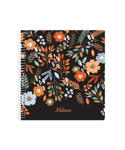 Mini sveska - Leaf brown