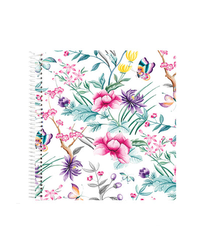 Mini sveska - Floral white