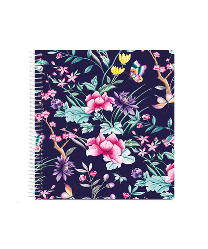 Mini sveska - Floral navy