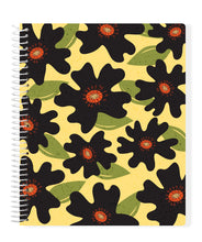 Standardni rokovnik - Black Flowers