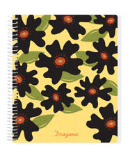 Standardni rokovnik - Black Flowers
