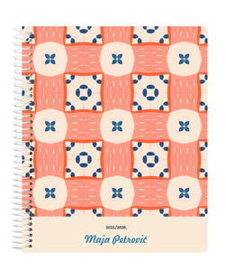 Standardni rokovnik - Pattern beige