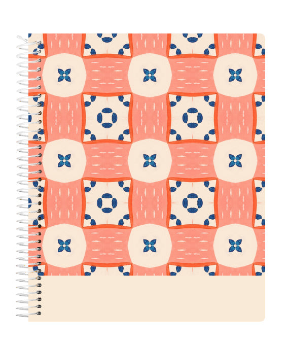 Mojx Pattern Standardni rokovnik - Pattern beige – Moj rokovnik